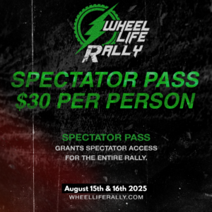 Wheel Life Rally - Spectator Ticket